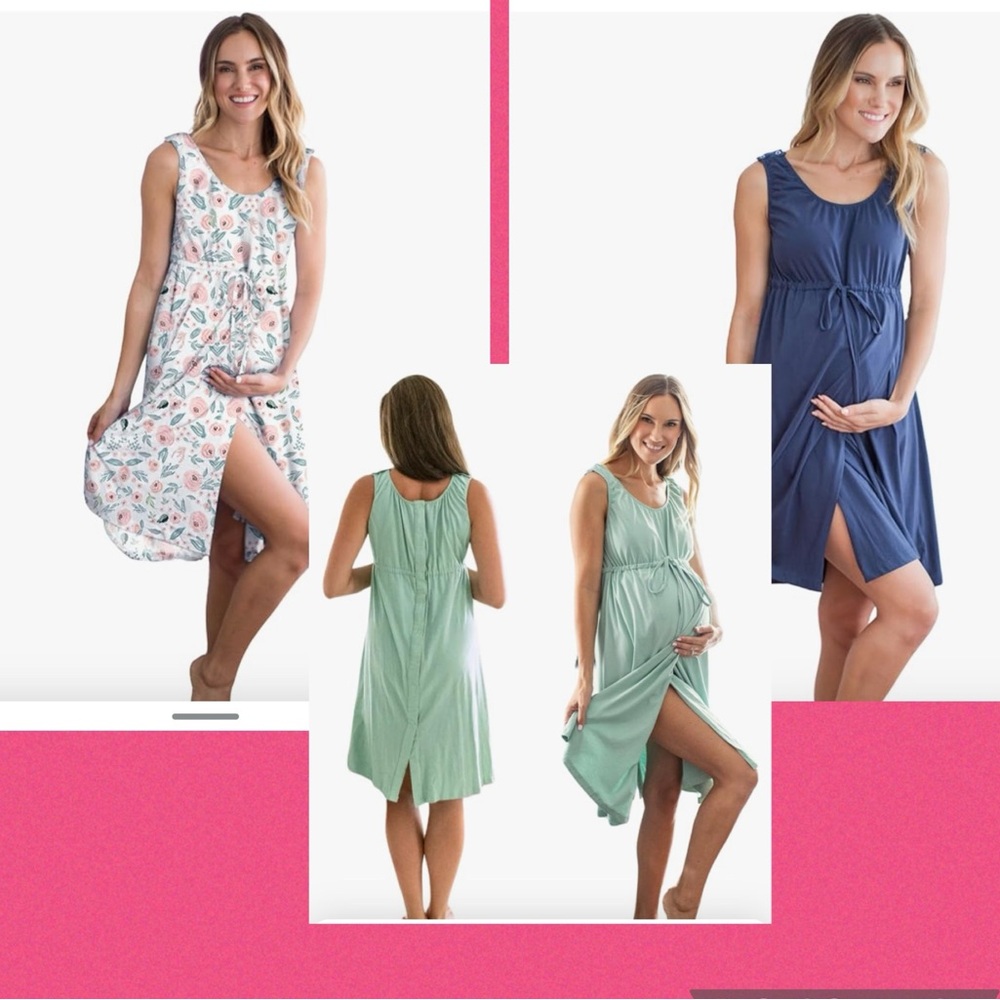 Three Baby Be Mine Hospital Delivery/ Surgery Gowns Large/ Extra Large